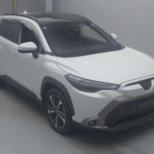 2024 Toyota Corolla Cross pearl gasoline used car Japan export