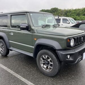 2023 Suzuki Jimny Sierra green gasoline used car Japan export