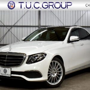 2019 Mercedes Benz E-Class white gasoline used car Japan export