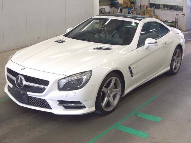 Ref:AUX-23541135 MERCEDES BENZ SL 2015 1 2015 Mercedes Benz Sl white gasoline used car Japan export