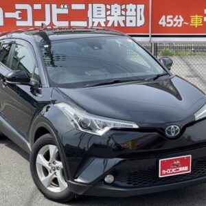 2017 Toyota C-Hr black gasoline used car Japan export