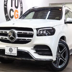 2020 Mercedes Benz Gls white diesel used car Japan export