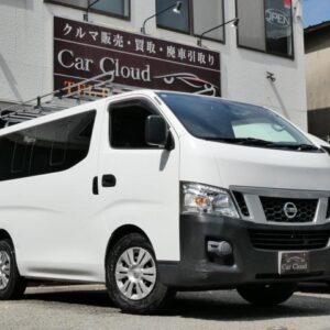 2015 Nissan Nv350Caravan Wagon white gasoline used car Japan export