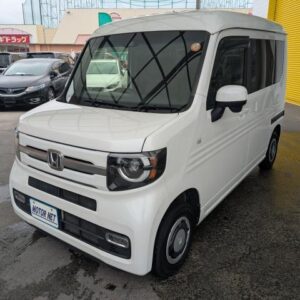 2020 Honda N-Van Plus Style pearl gasoline used car Japan export