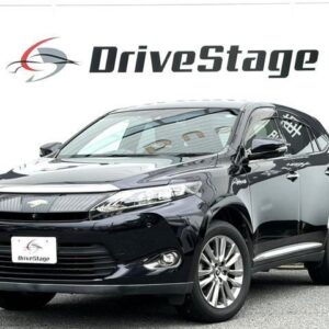 2014 Toyota Harrier Hybrid black hybrid used car Japan export