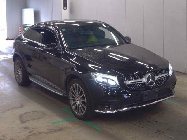 Ref:AUX-23555701 MERCEDES BENZ GLC-CLASS 2017 1 2017 Mercedes Benz Glc-Class black gasoline used car Japan export