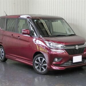 2019 Suzuki Solio Bandit red gasoline used car Japan export