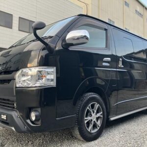 2015 Toyota Regius Ace Van black diesel used car Japan export
