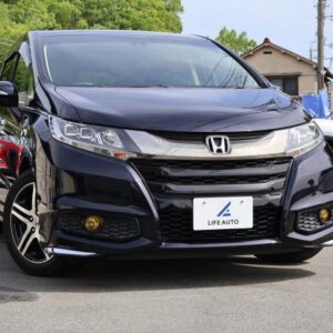2015 Honda Odyssey black gasoline used car Japan export