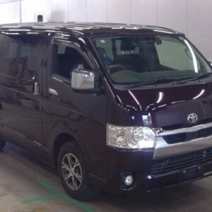 2021 Toyota Hiace Van purple gasoline used car Japan export