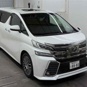 2015 Toyota Vellfire pearl gasoline used car Japan export