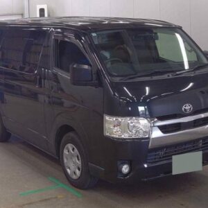 2020 Toyota Hiace Van black diesel used car Japan export