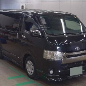 2016 Toyota Regius Ace Van black diesel used car Japan export