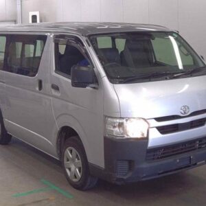 2021 Toyota Hiace Van silver gasoline used car Japan export