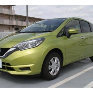 2018 Nissan Note green gasoline used car Japan export