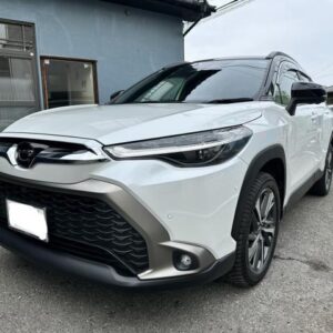 2024 Toyota Corolla Cross pearl gasoline used car Japan export