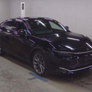 2023 Toyota Crown Crossover black gasoline used car Japan export