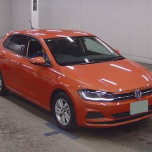 2020 Volkswagen Polo orange gasoline used car Japan export
