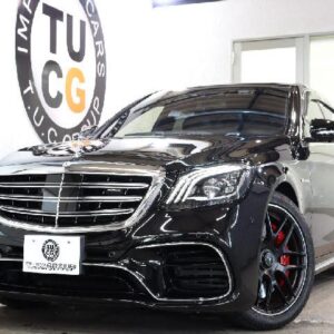 2018 Mercedes Benz S-Class black gasoline used car Japan export