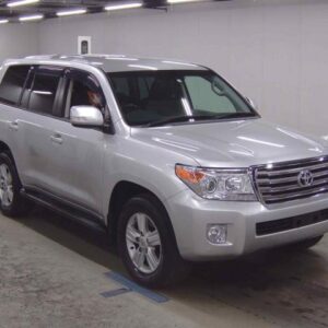 2013 Toyota Land Cruiser silver gasoline used car Japan export