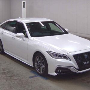 2021 Toyota Crown Hybrid pearl gasoline used car Japan export