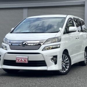 2014 Toyota Vellfire pearl gasoline used car Japan export