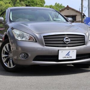 2014 Nissan Fuga gray gasoline used car Japan export
