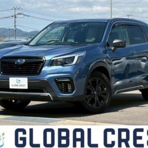 2021 Subaru Forester blue gasoline used car Japan export