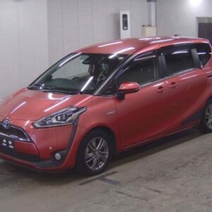 2017 Toyota Sienta wine gasoline used car Japan export
