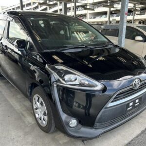 2017 Toyota Sienta black gasoline used car Japan export
