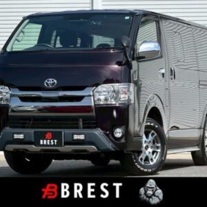 2018 Toyota Hiace Van purple diesel used car Japan export