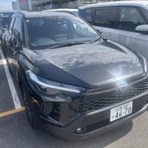 2025 Toyota Corolla Cross black hybrid used car Japan export