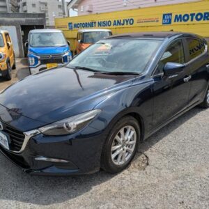 2016 Mazda Axela Sport blue gasoline used car Japan export