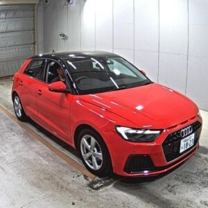 2022 Audi A1 Sportback red gasoline used car Japan export