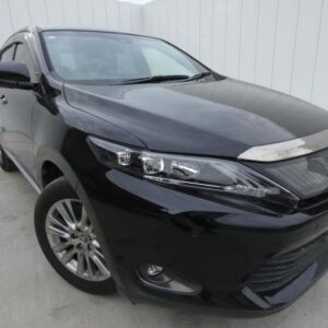2014 Toyota Harrier black gasoline used car Japan export