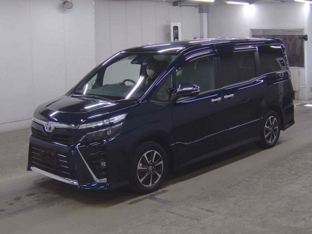 Ref:AUX-23576700 TOYOTA VOXY 2021 1 2021 Toyota Voxy black gasoline used car Japan export