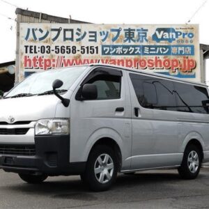 2021 Toyota Hiace Van silver gasoline used car Japan export