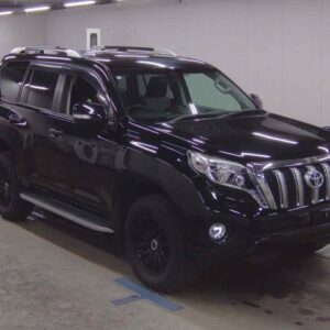 2014 Toyota Land Cruiser Prado black gasoline used car Japan export