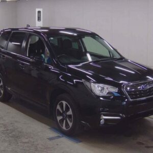 2017 Subaru Forester black gasoline used car Japan export
