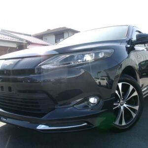 2015 Toyota Harrier black gasoline used car Japan export