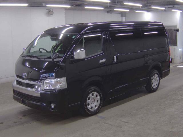 Ref:AUX-23581028 TOYOTA HIACE WAGON 2021 1 2021 Toyota Hiace Wagon black gasoline used car Japan export