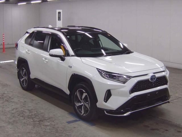 Ref:AUX-23581049 TOYOTA RAV4 PHV 2021 1 2021 Toyota Rav4 Phv pearl gasoline used car Japan export