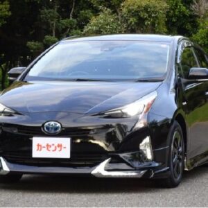2017 Toyota Prius black gasoline used car Japan export
