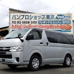 2023 Toyota Hiace Van silver gasoline used car Japan export
