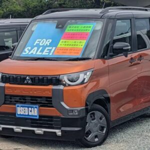 2024 Mitsubishi Delica Mini orange hybrid used car Japan export