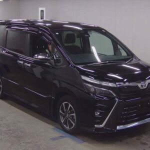 2021 Toyota Voxy black gasoline used car Japan export