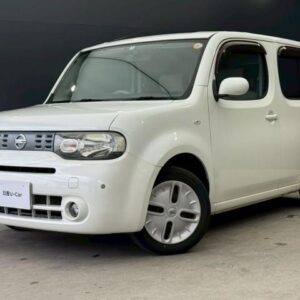 2014 Nissan Cube white gasoline used car Japan export