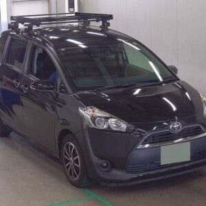 2016 Toyota Sienta black gasoline used car Japan export
