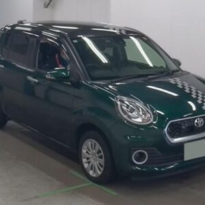 2018 Toyota Passo green gasoline used car Japan export