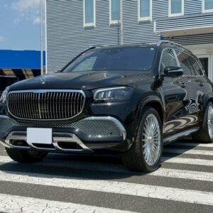 2022 Mercedes Maybach Gls black hybrid used car Japan export